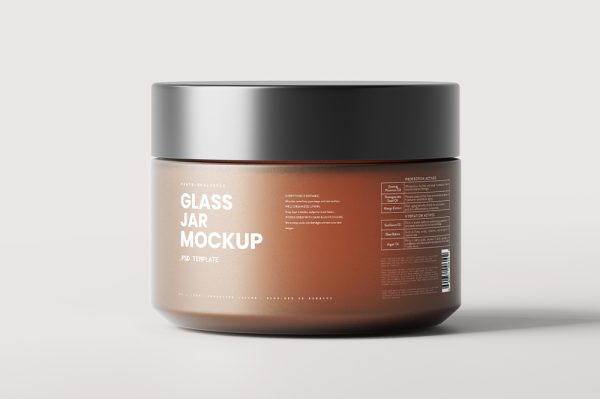 高质感膏类面霜磨砂瓶样机5组