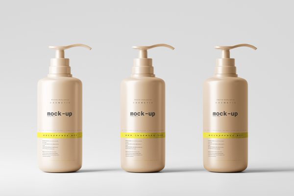 高质感泵瓶按压瓶洗发水沐浴露样机4组