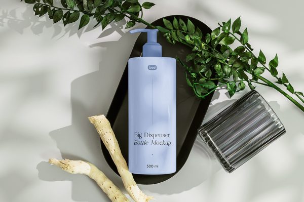 精致泵瓶按压瓶洗发水沐浴露样机