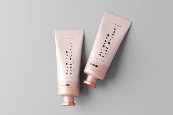 高质感洗面奶软管样机5组