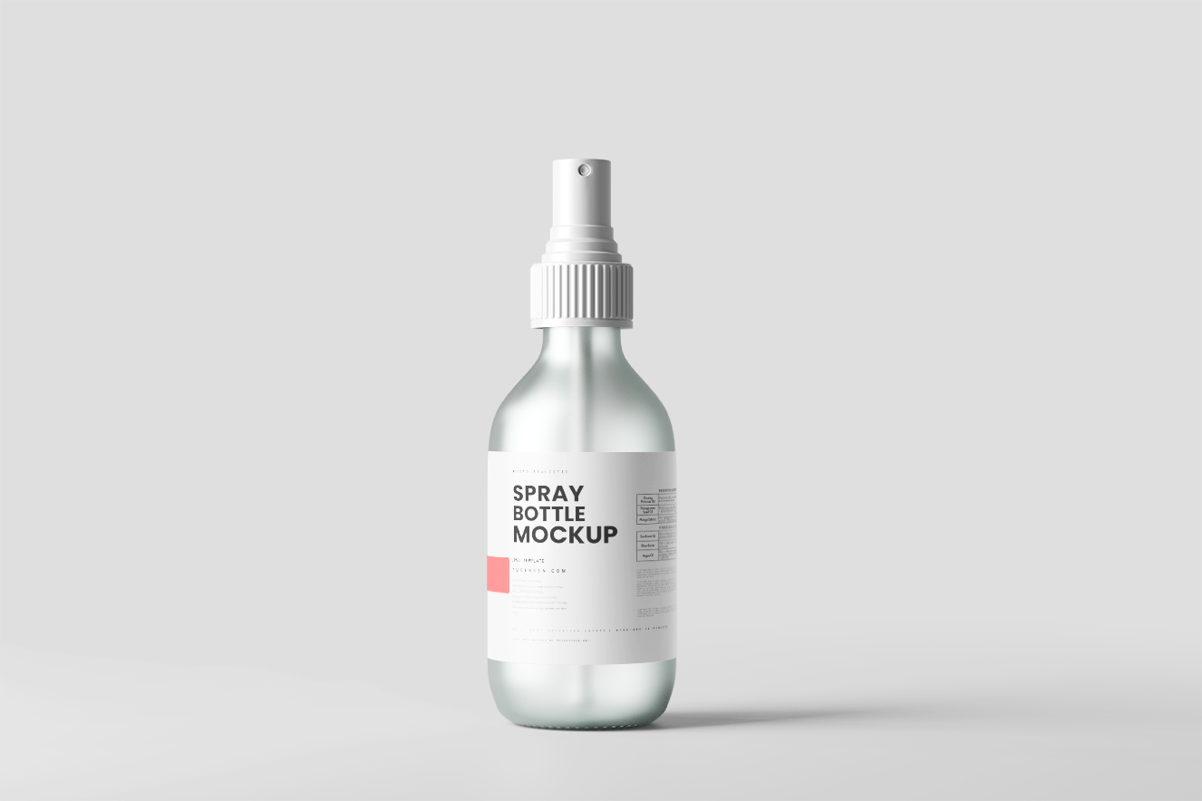 高质量磨砂玻璃护肤品喷瓶5组插图