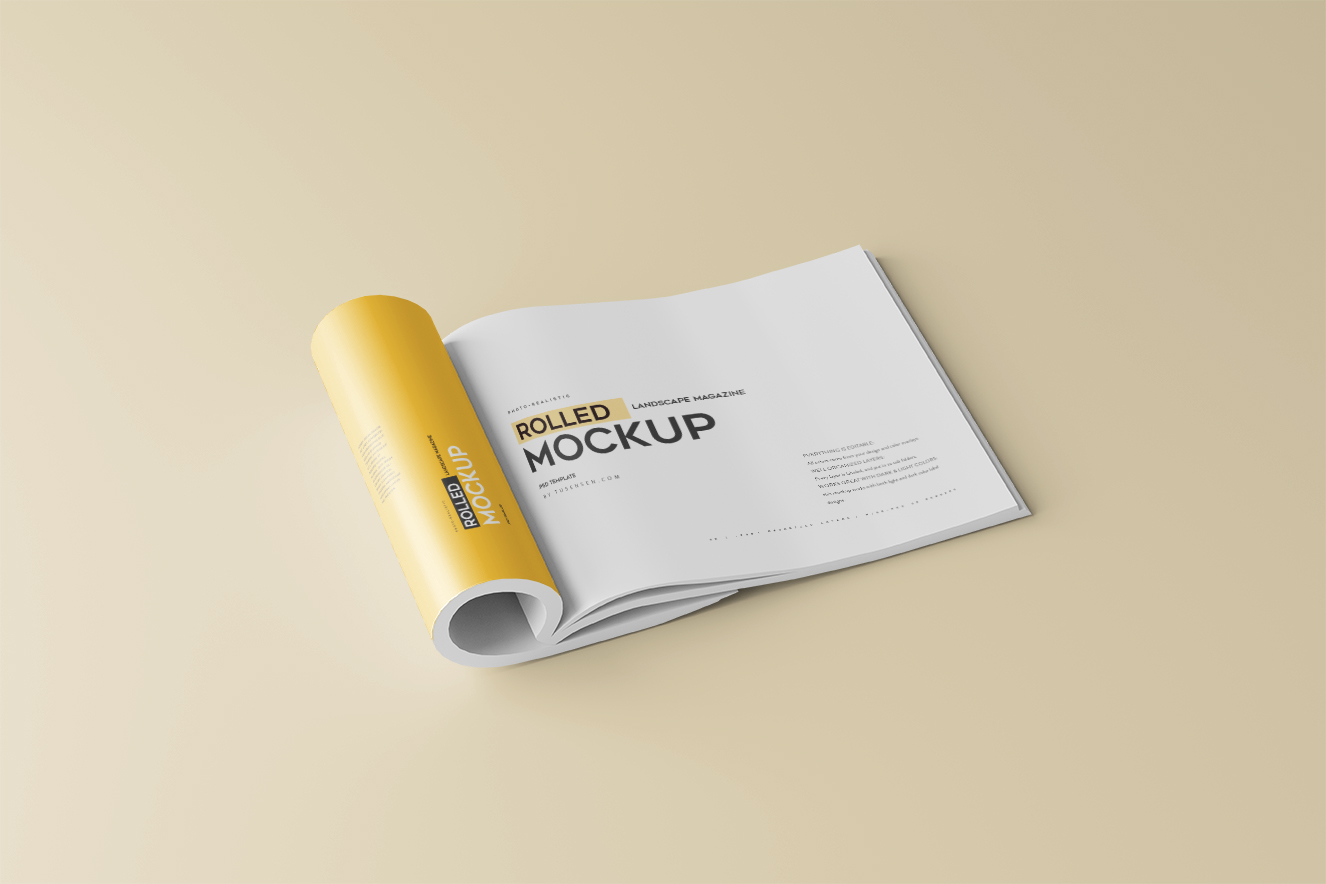 高质感杂志画册样机5组插图