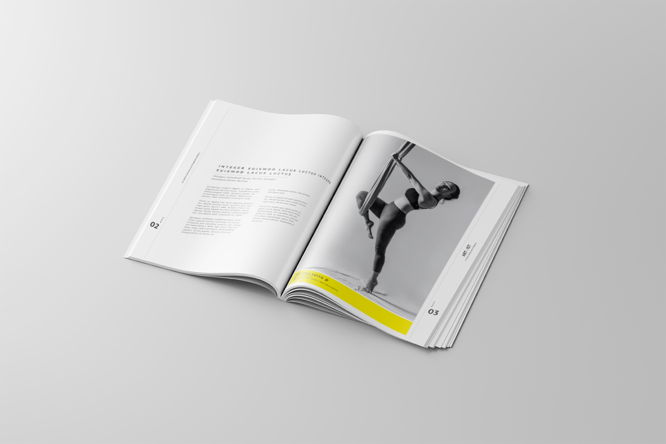 高质感展开杂志画册样机5组插图