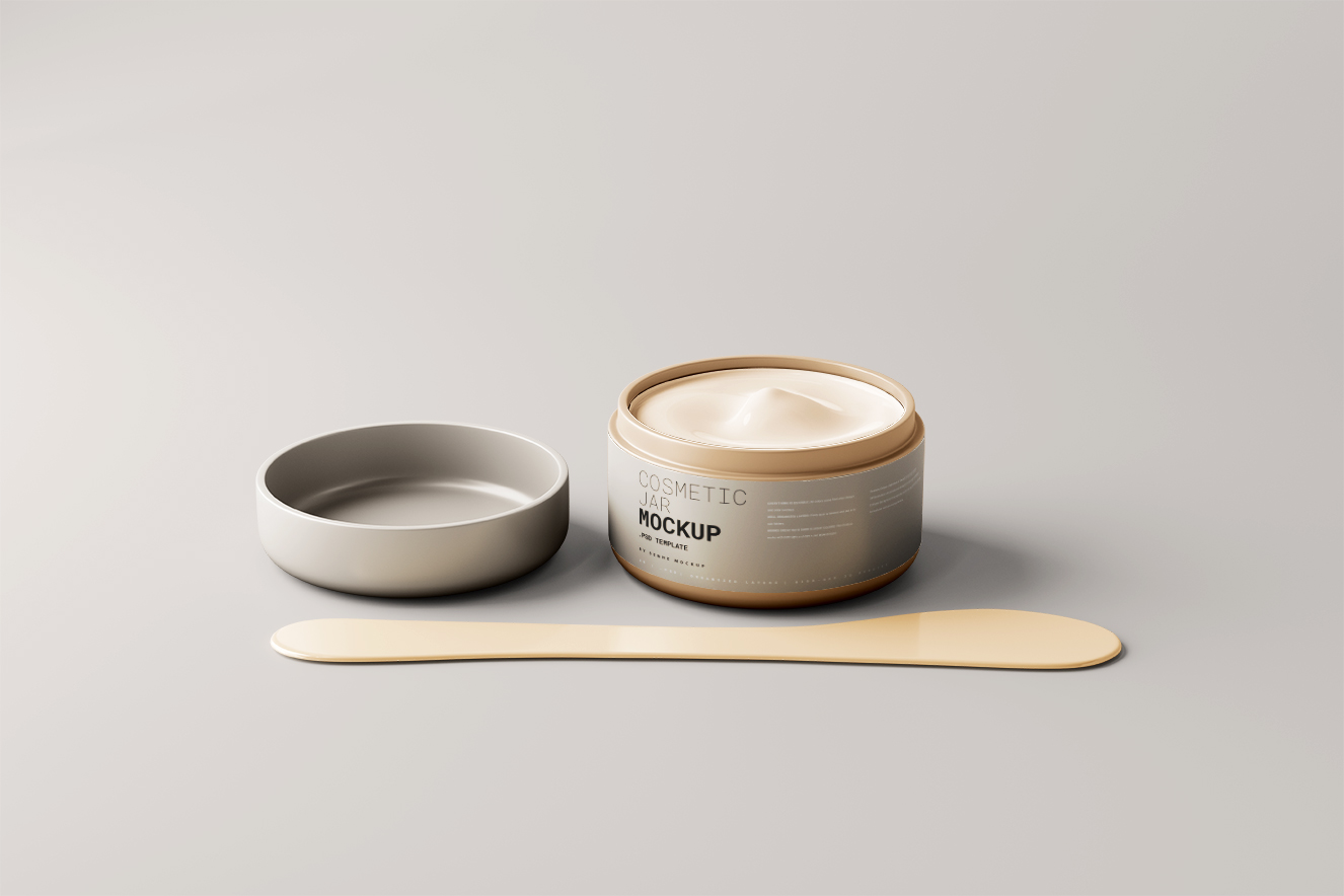 高质量面霜瓶样机5组插图1