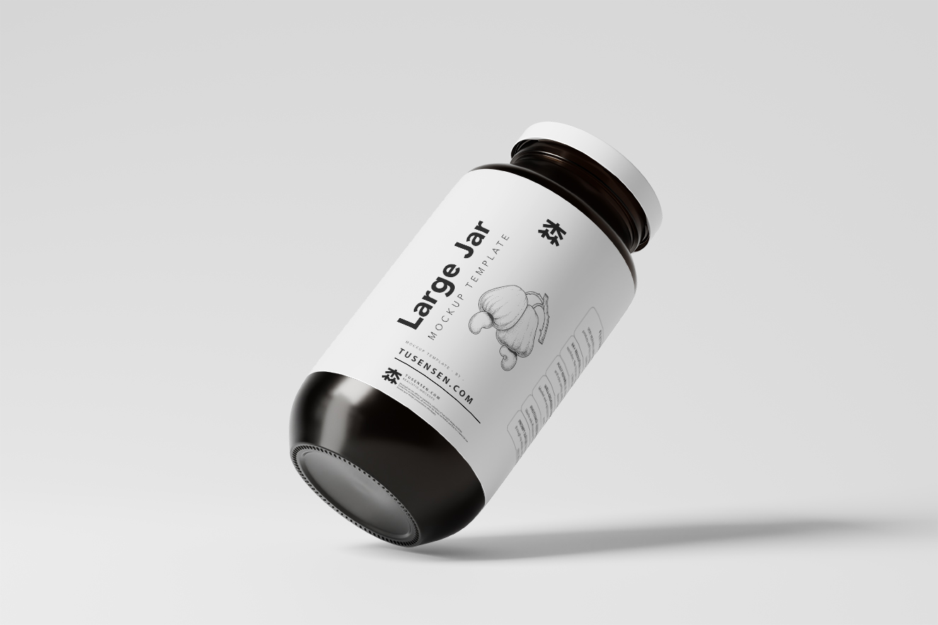 高质感食品玻璃罐样机10组插图1