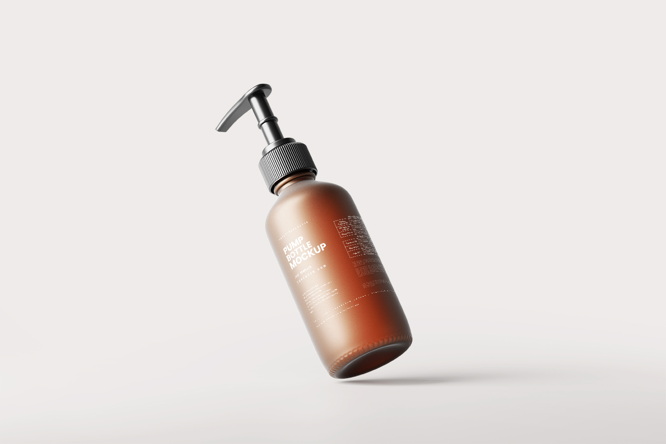 高质感磨砂按压瓶样机5组插图1