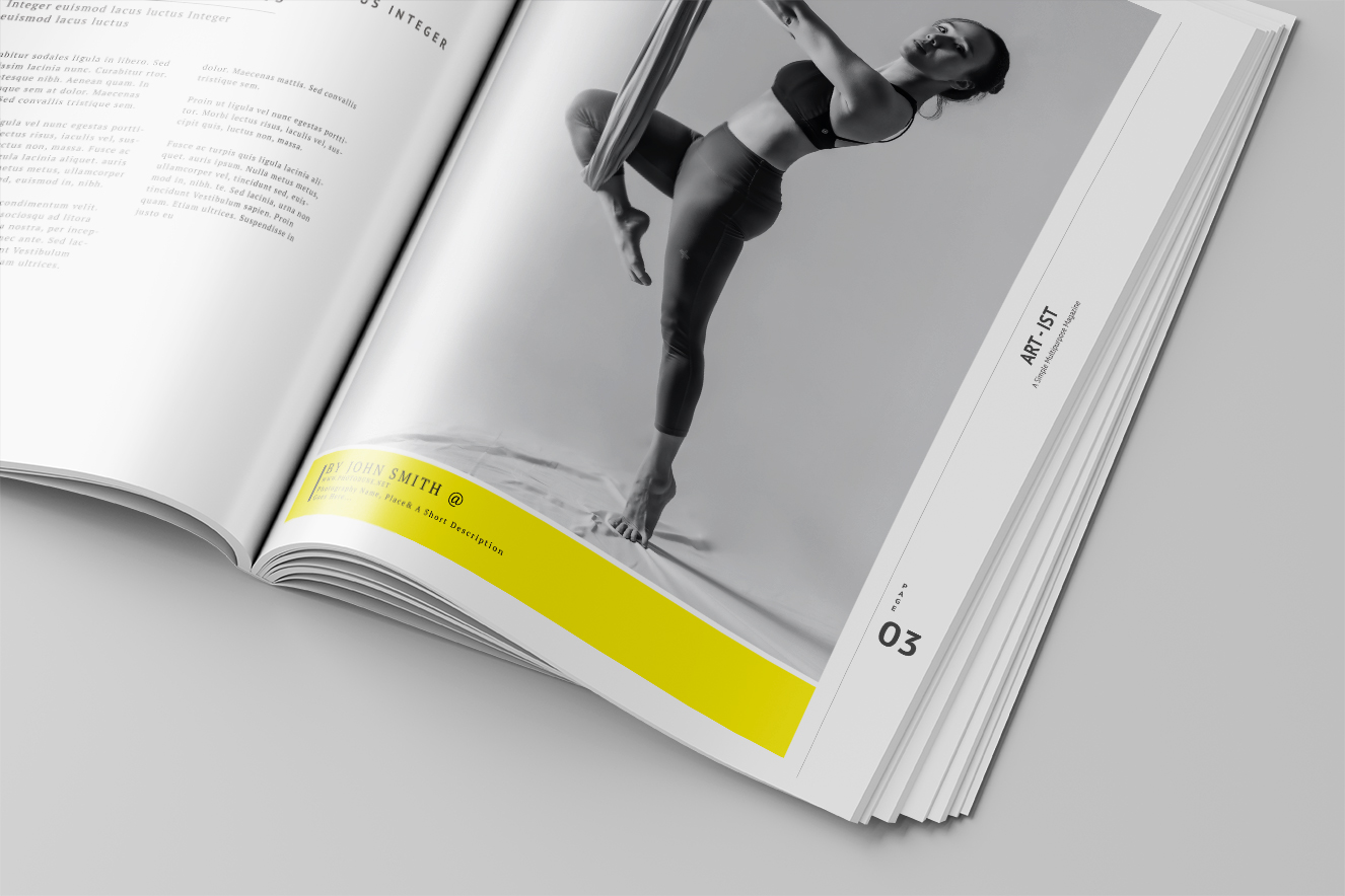 高质感展开杂志画册样机5组插图2