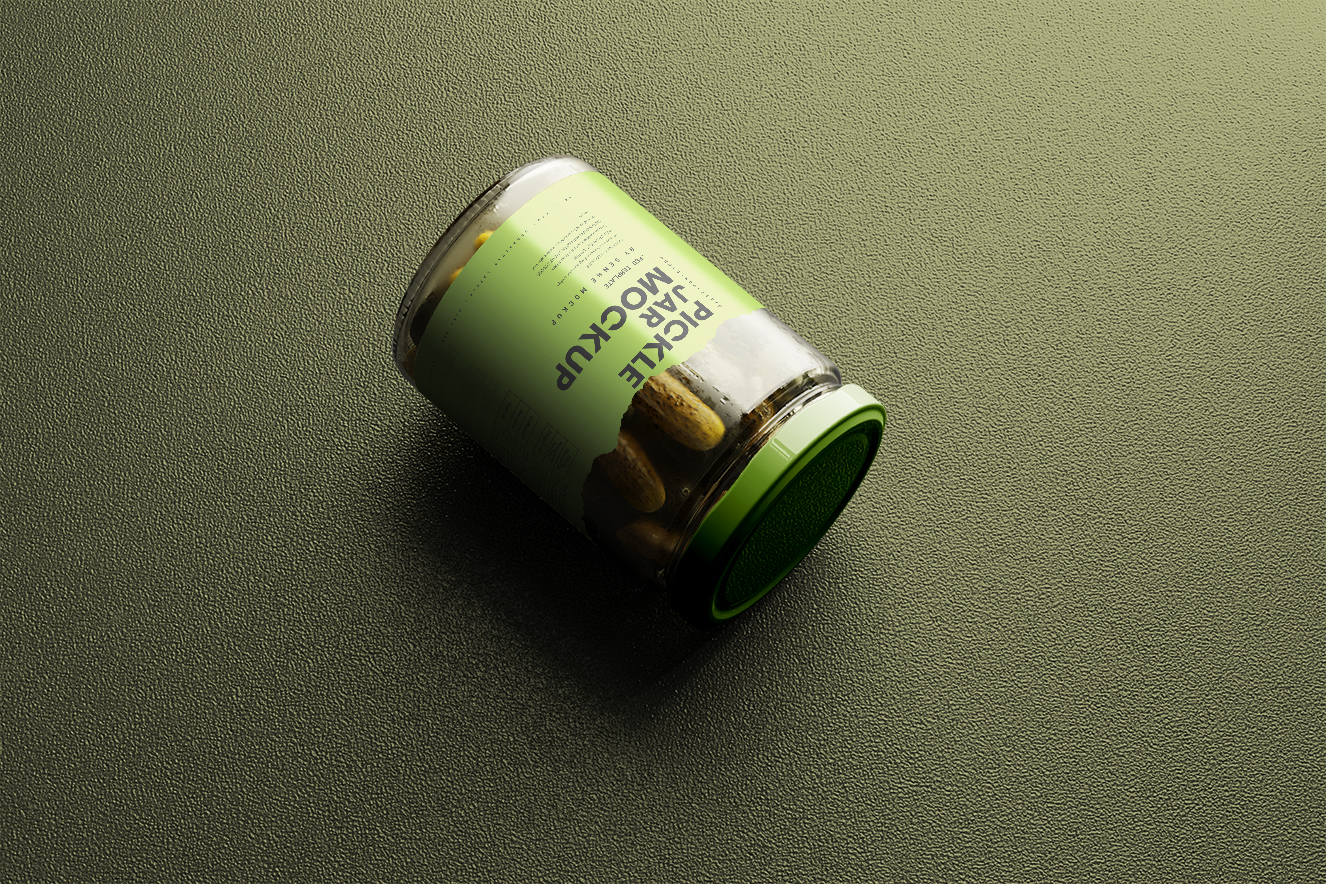 高质感食品玻璃罐泡菜罐样机5组插图2