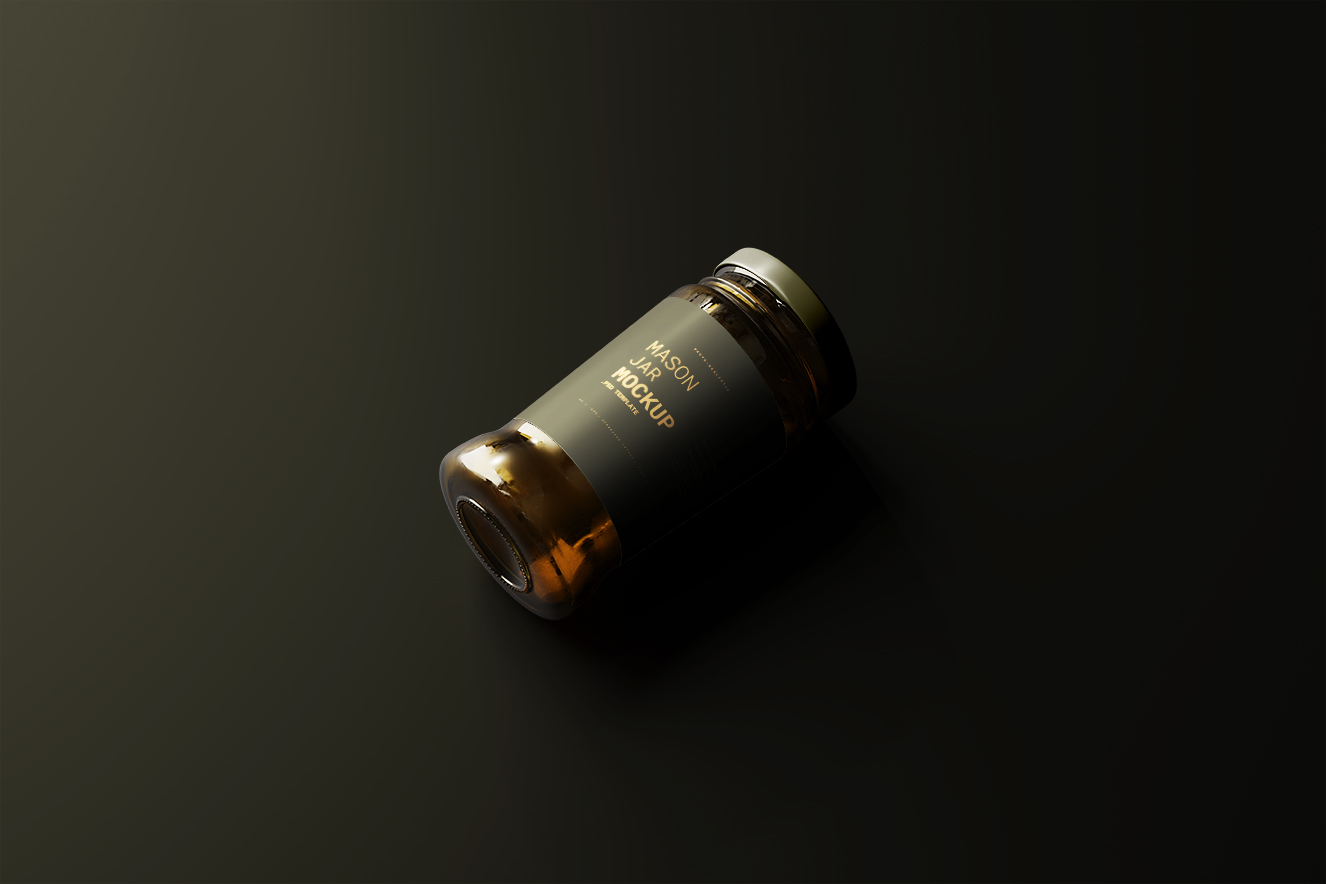 高质感食品玻璃罐样机5组插图2