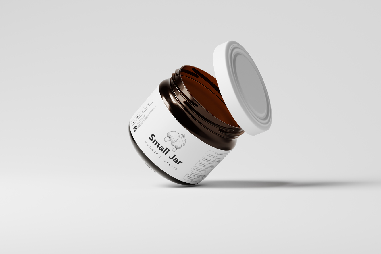 高质感食品玻璃罐样机10组插图2