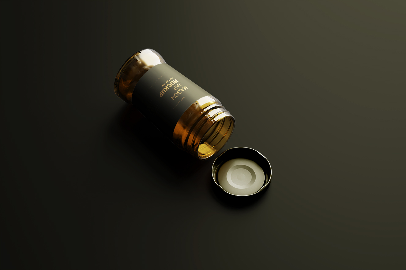 高质感食品玻璃罐样机5组插图3