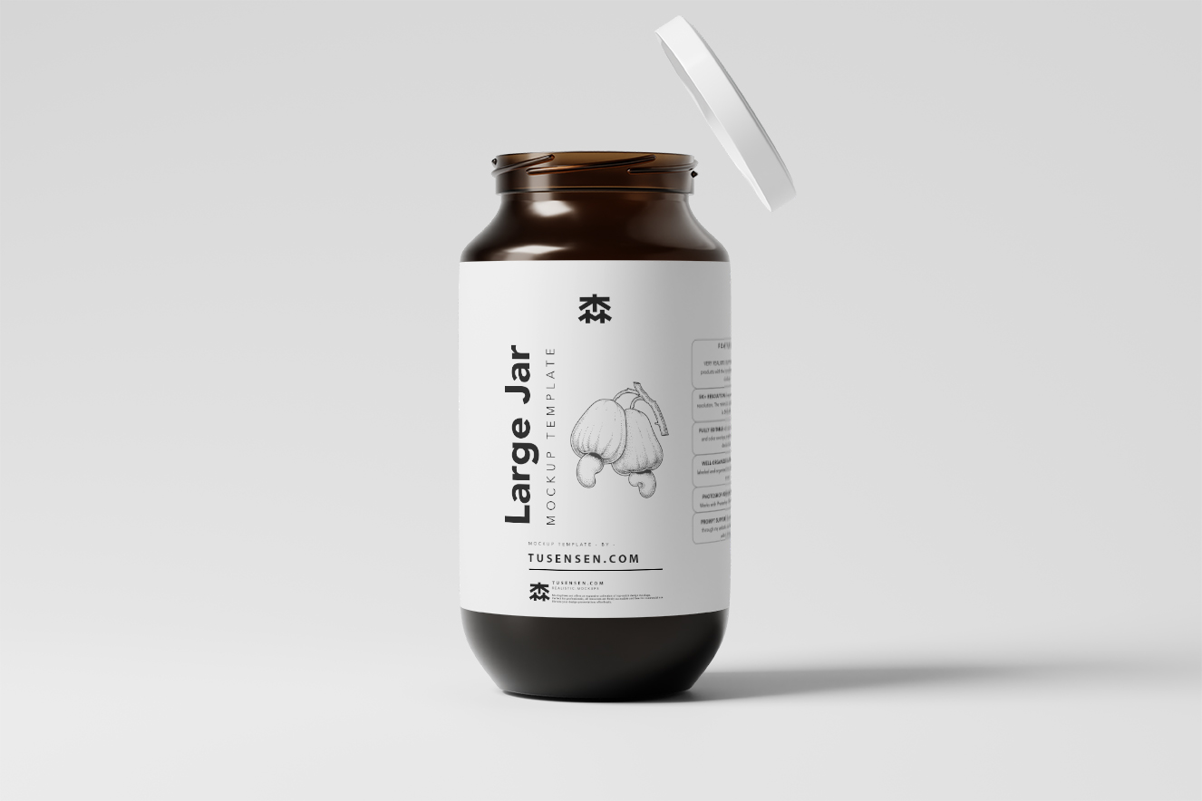 高质感食品玻璃罐样机10组插图3