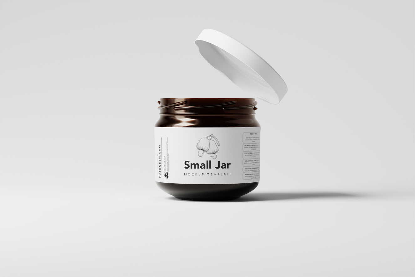 高质感食品玻璃罐样机10组插图3