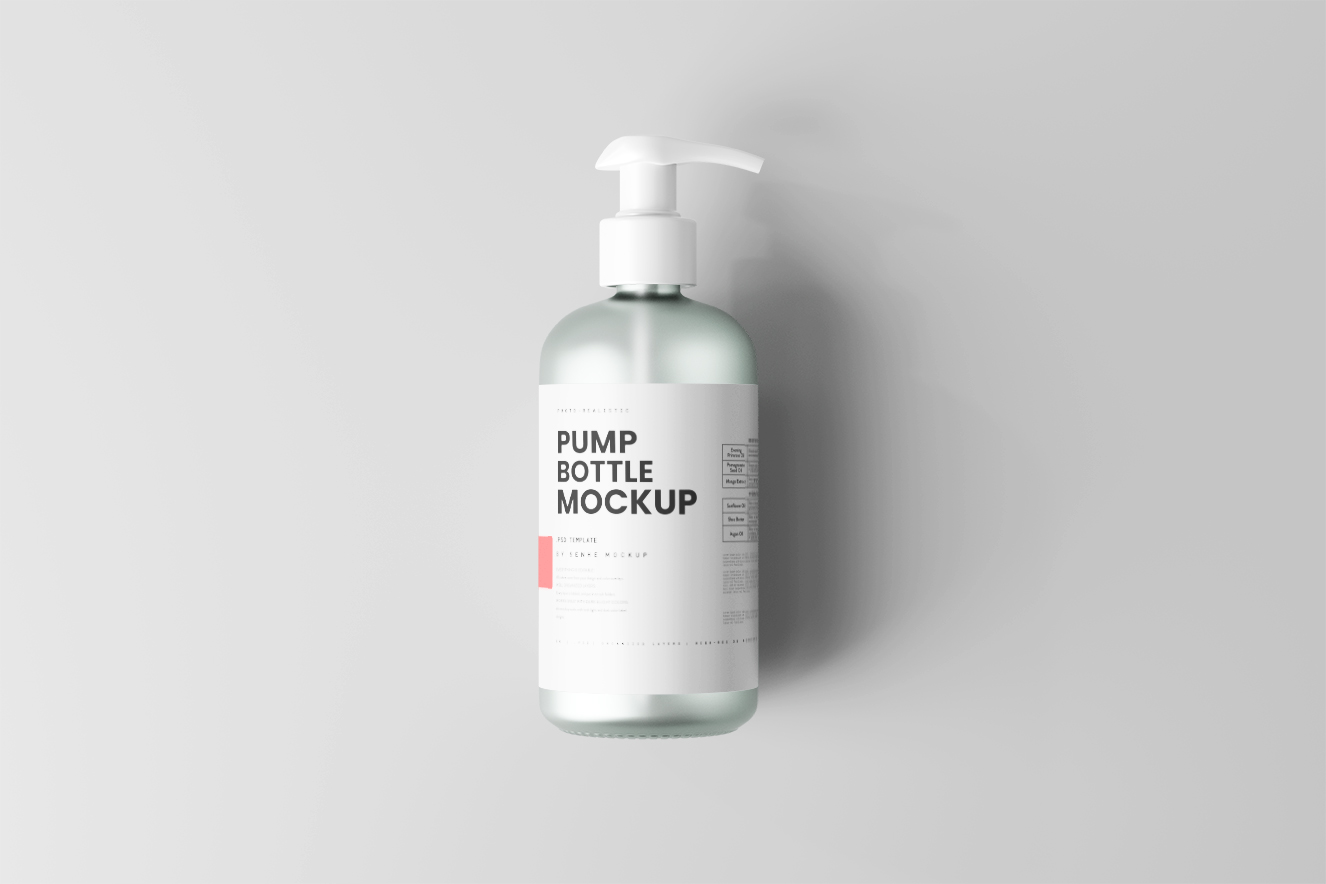 高质感磨砂泵瓶按压瓶洗手液样机5套插图4