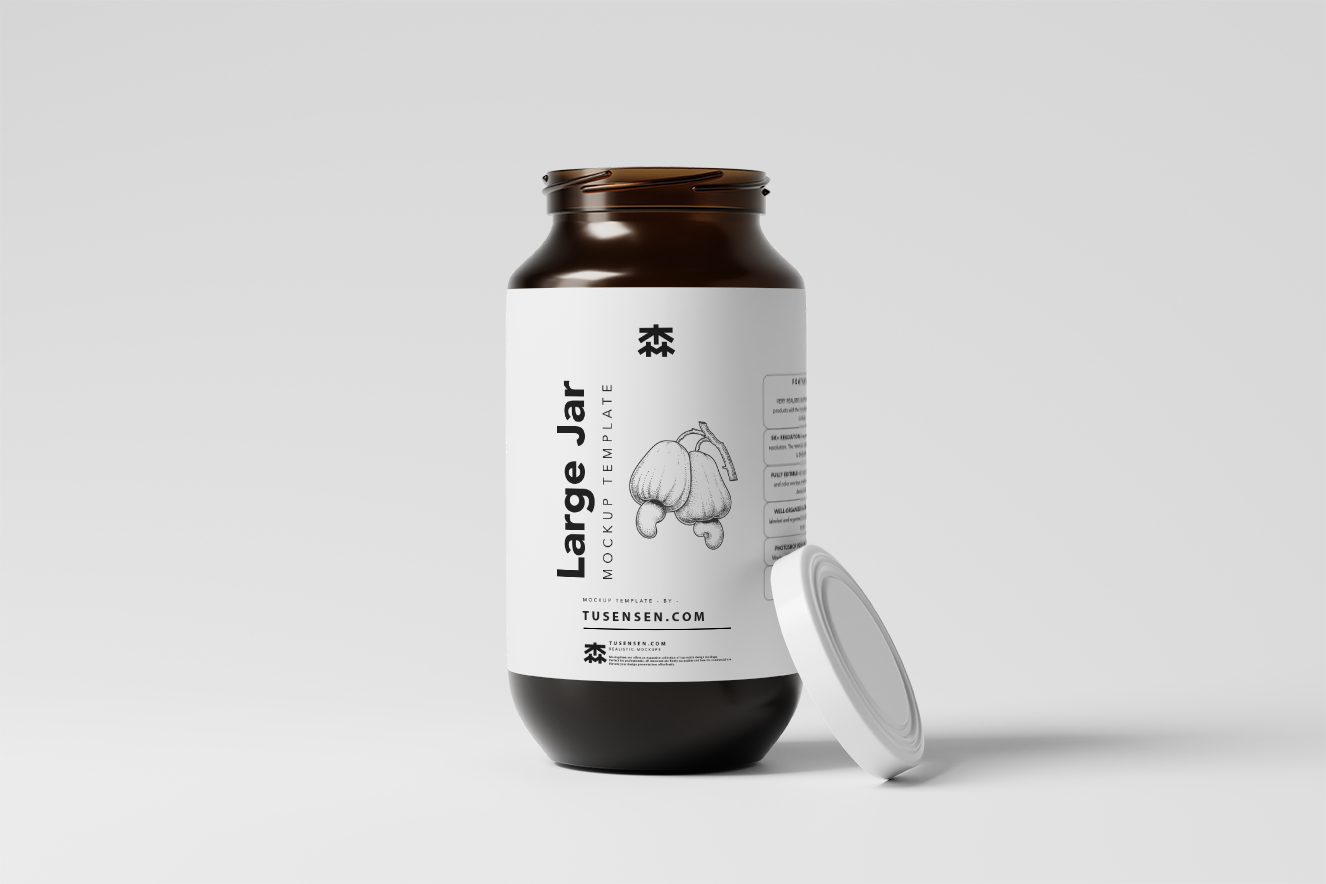 高质感食品玻璃罐样机10组插图4