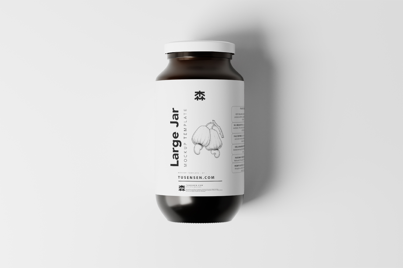 高质感食品玻璃罐样机10组插图5