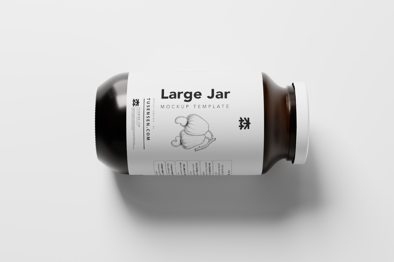 高质感食品玻璃罐样机10组插图6