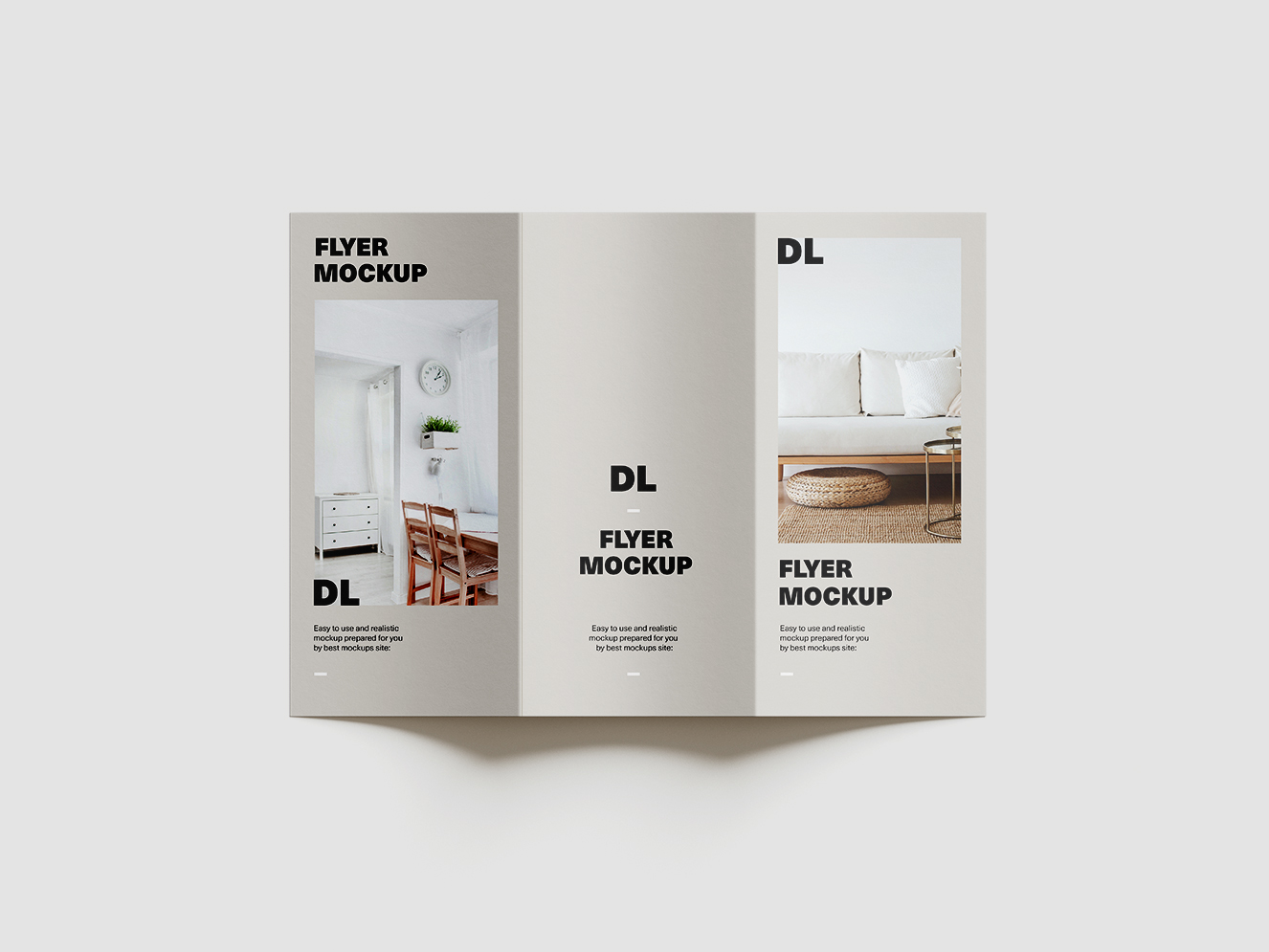 高质感实用的三折页样机5组插图