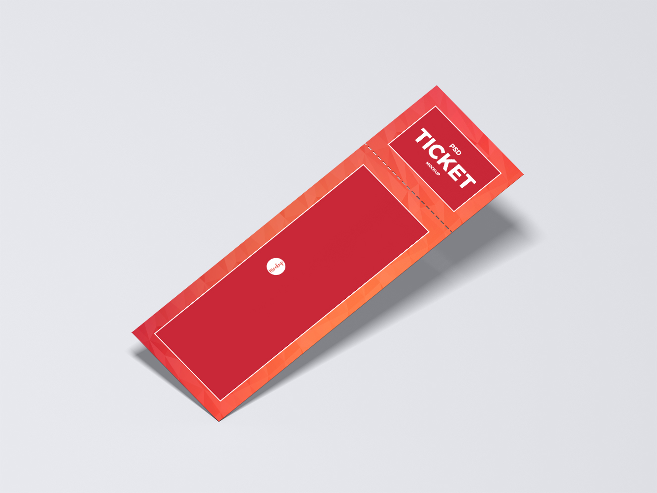 可撕活动门票票证样机插图