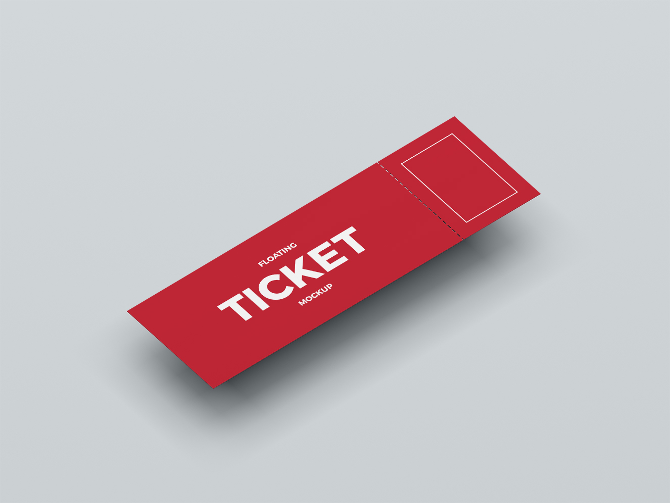 可撕活动门票样机插图