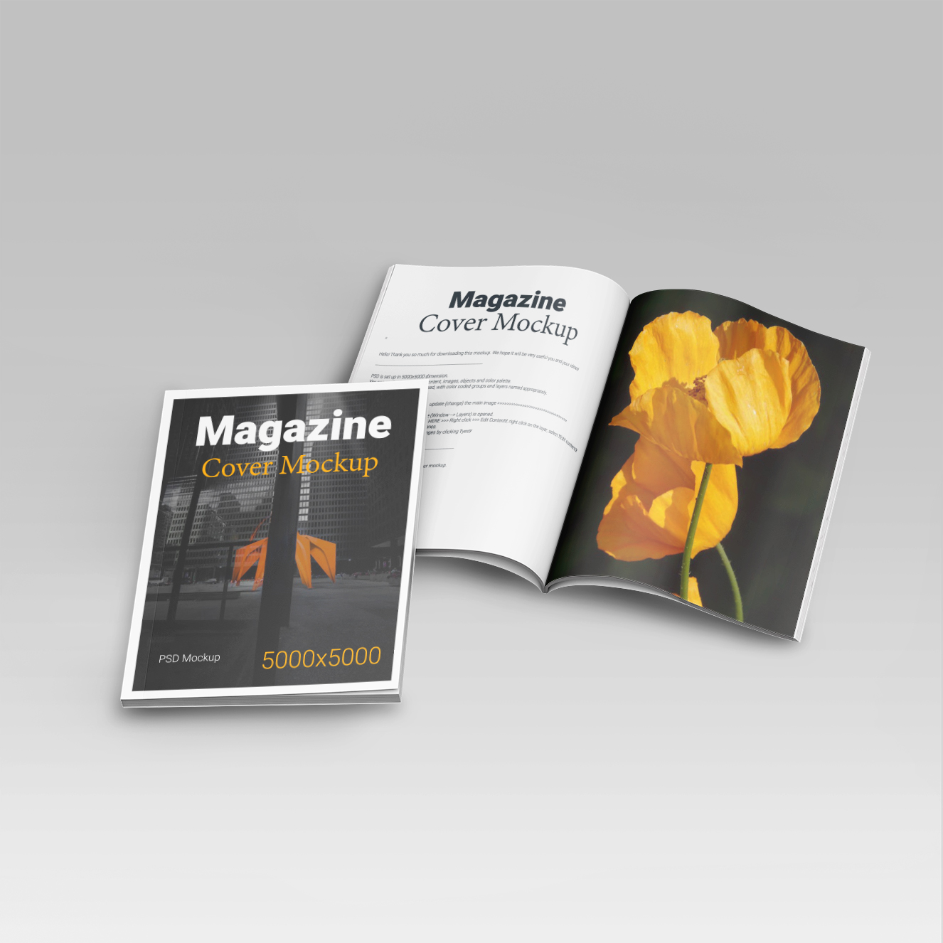 高级感杂志封面画册样机3组插图