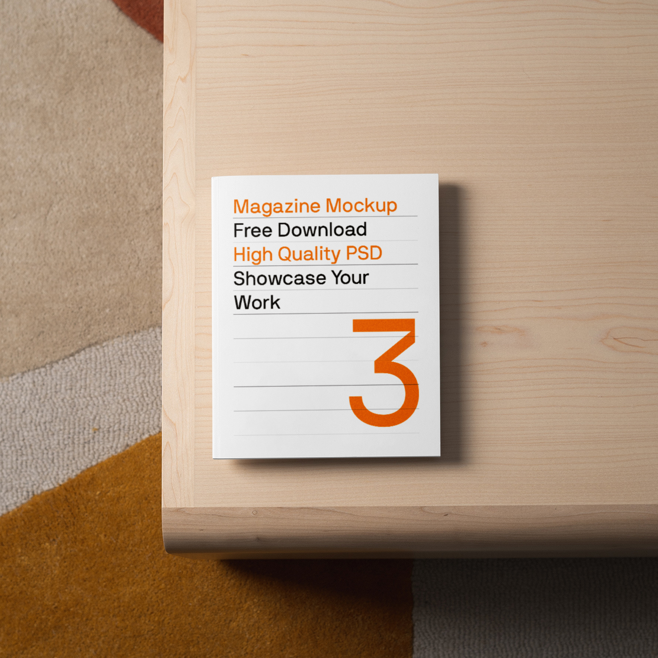 杂志画册样机插图