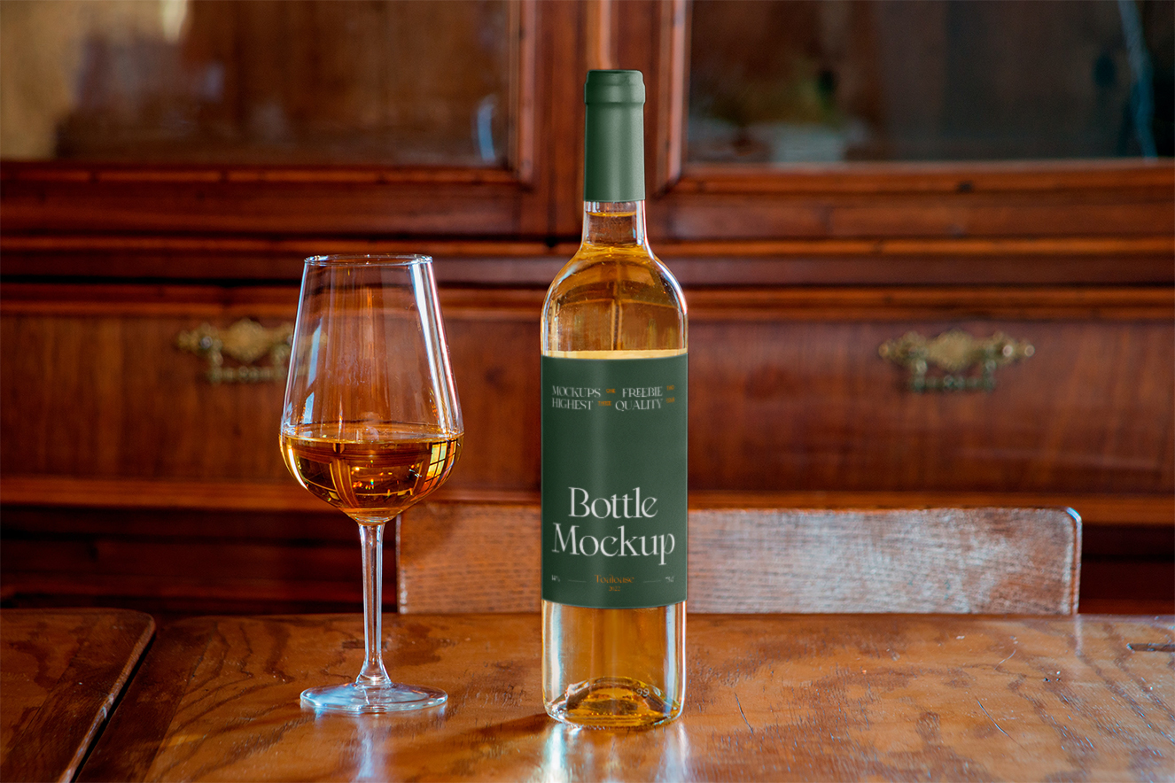 葡萄酒红酒样机插图