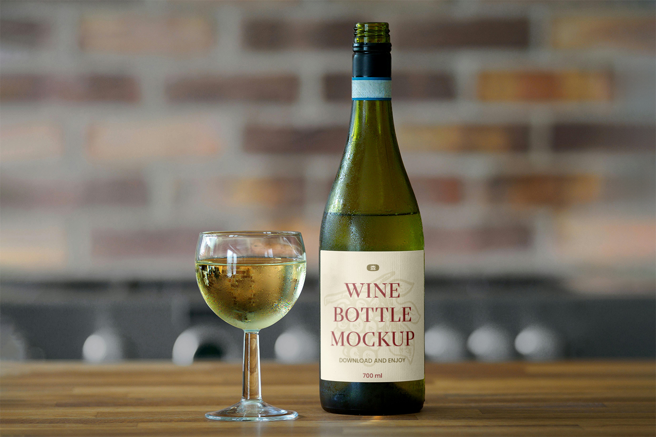 白葡萄酒干白样机插图