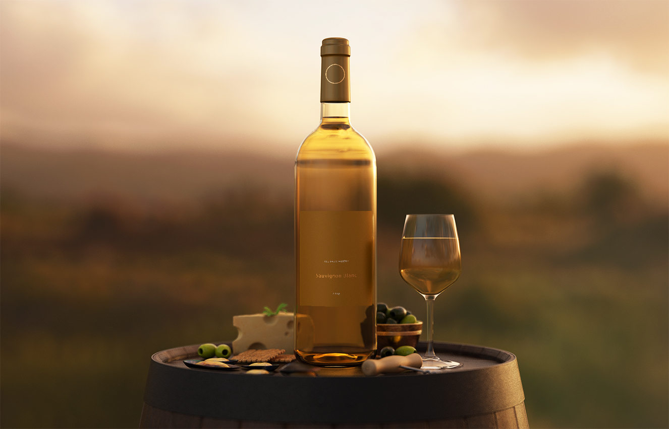 高质感葡萄酒红酒样机3组插图