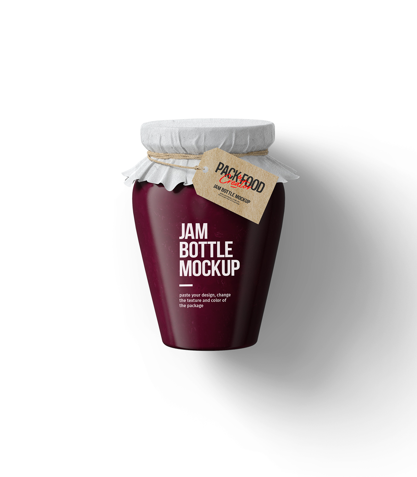 食品玻璃罐样机插图