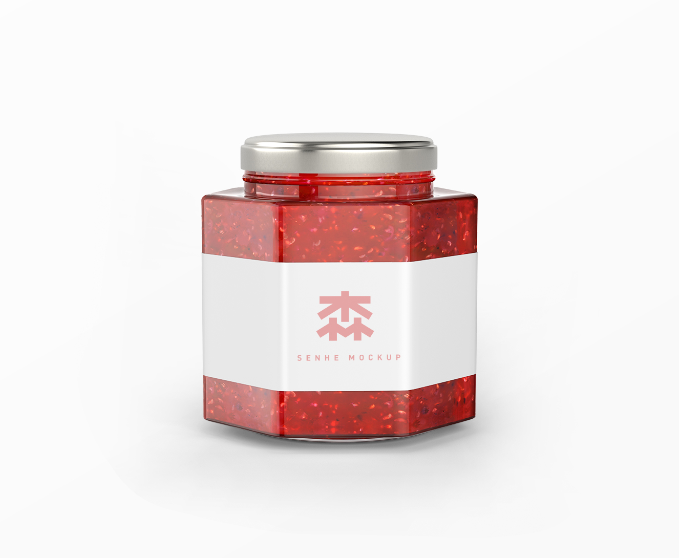 果酱玻璃罐样机插图