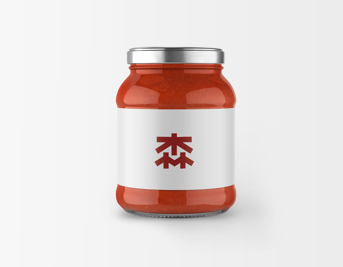 番茄酱玻璃罐样机插图