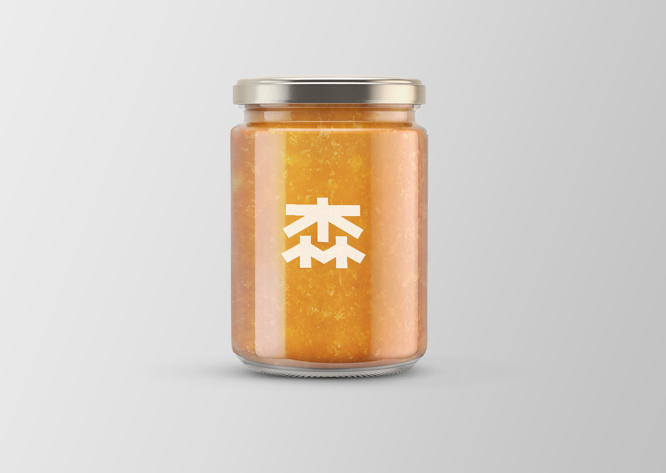 橘子汁玻璃罐样机插图