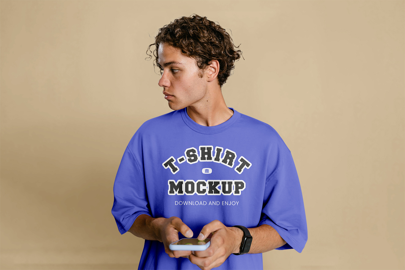 高质感T恤样机插图