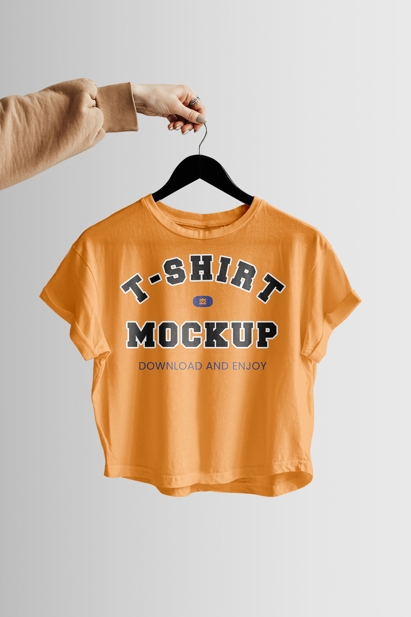 高质感T恤样机插图