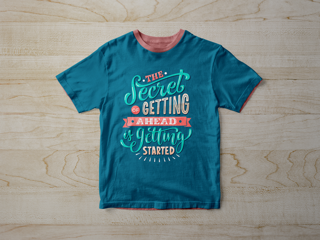 高质感T恤样机插图