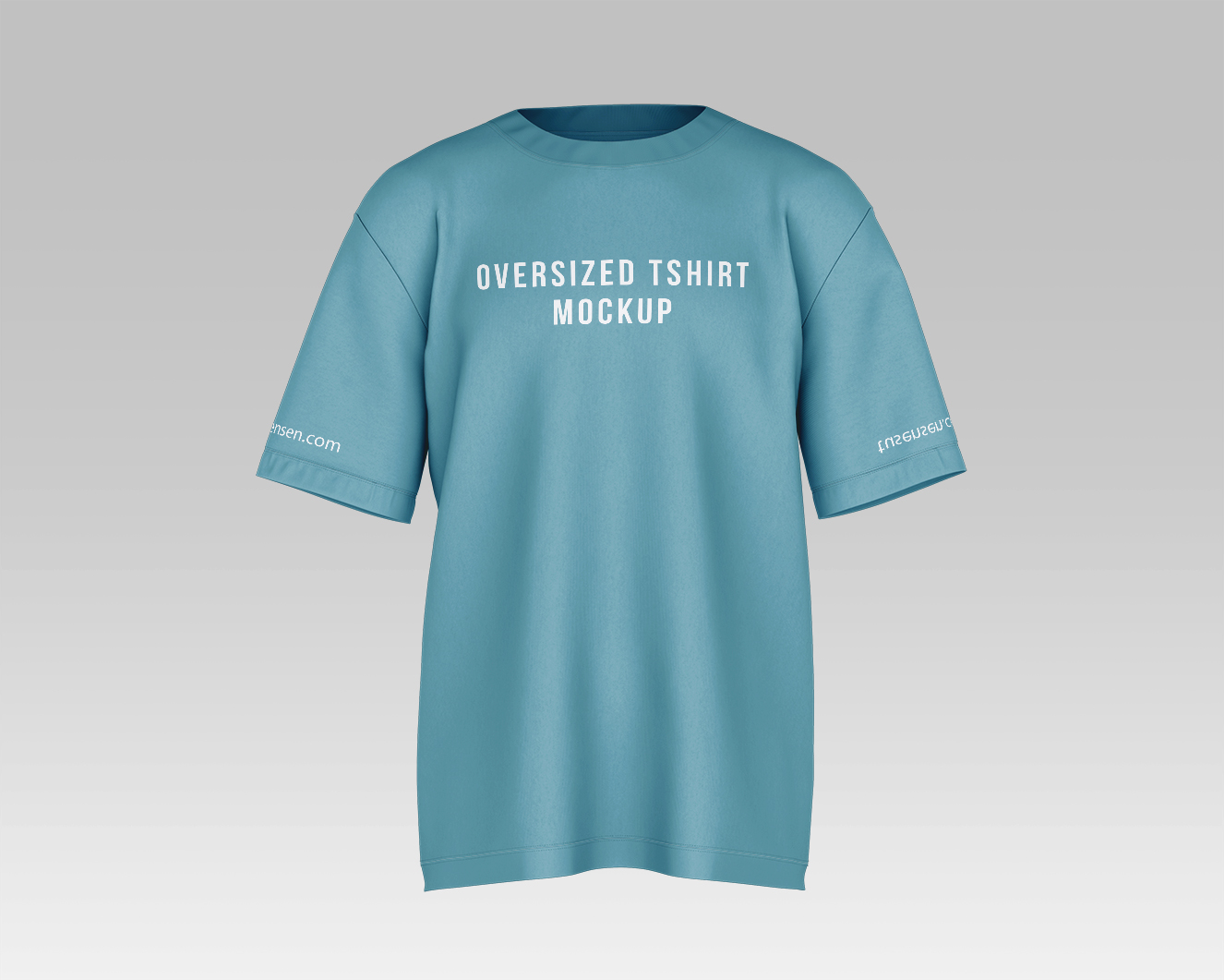 高质感宽松T恤样机3组插图