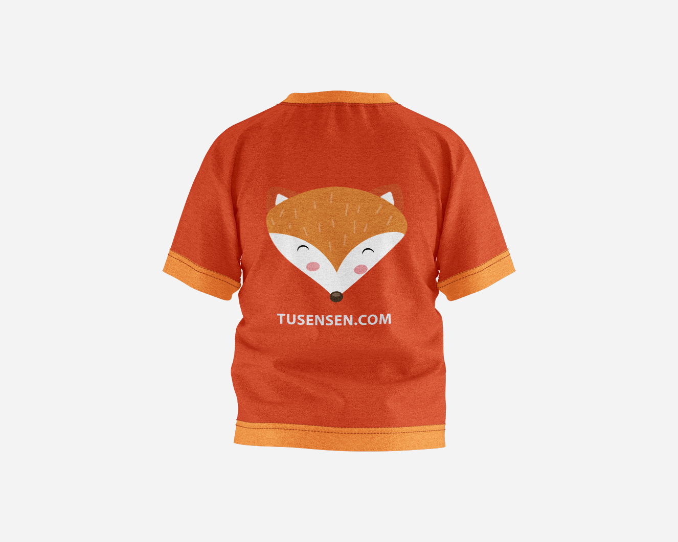 高质感儿童T恤样机3组插图