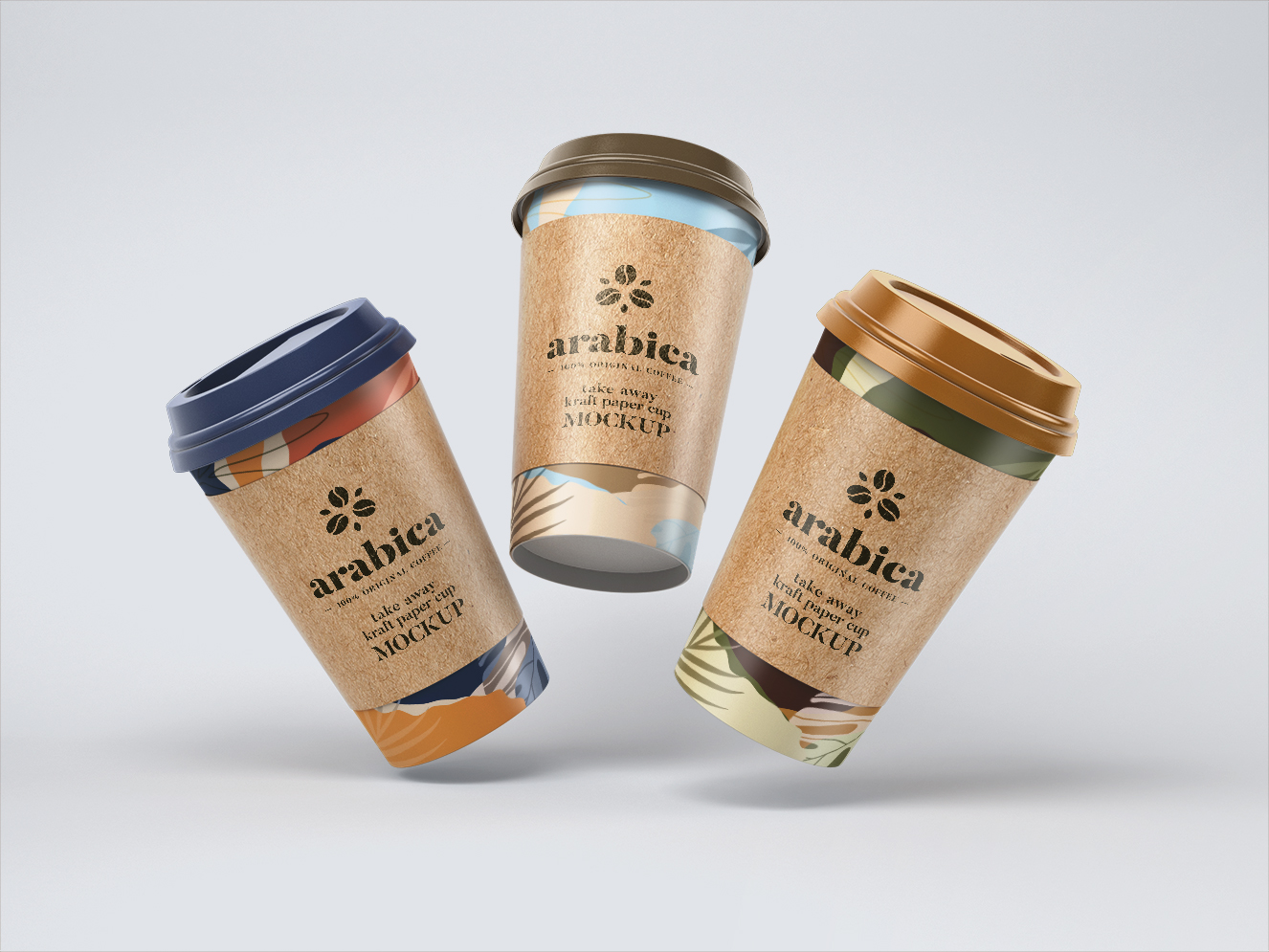 高质感咖啡杯奶茶杯样机6组插图