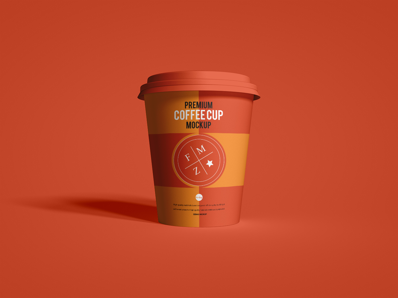 高质感咖啡杯奶茶杯样机插图