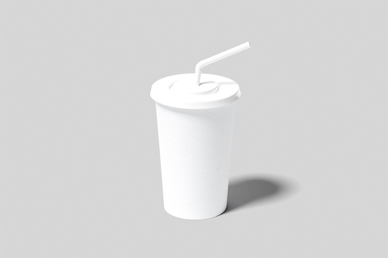 高质感酸奶杯饮品杯样机4组插图