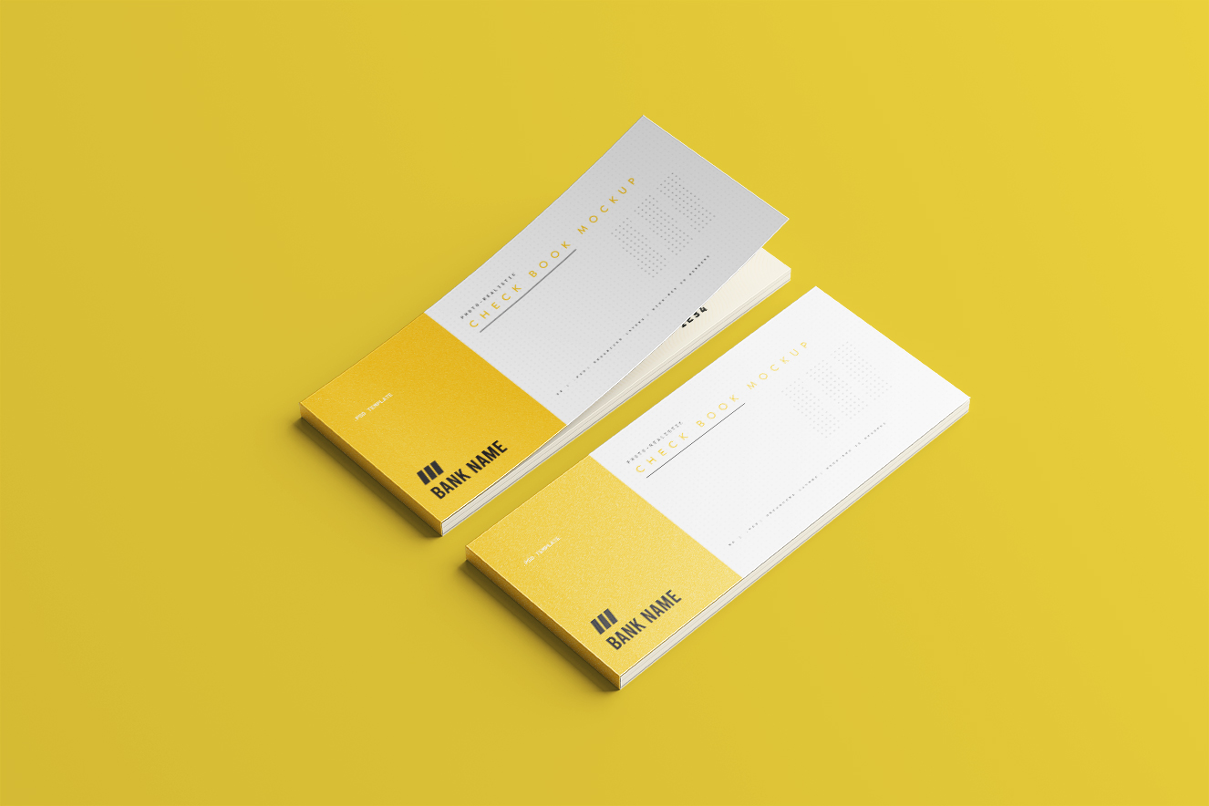 支票收据样机6组插图