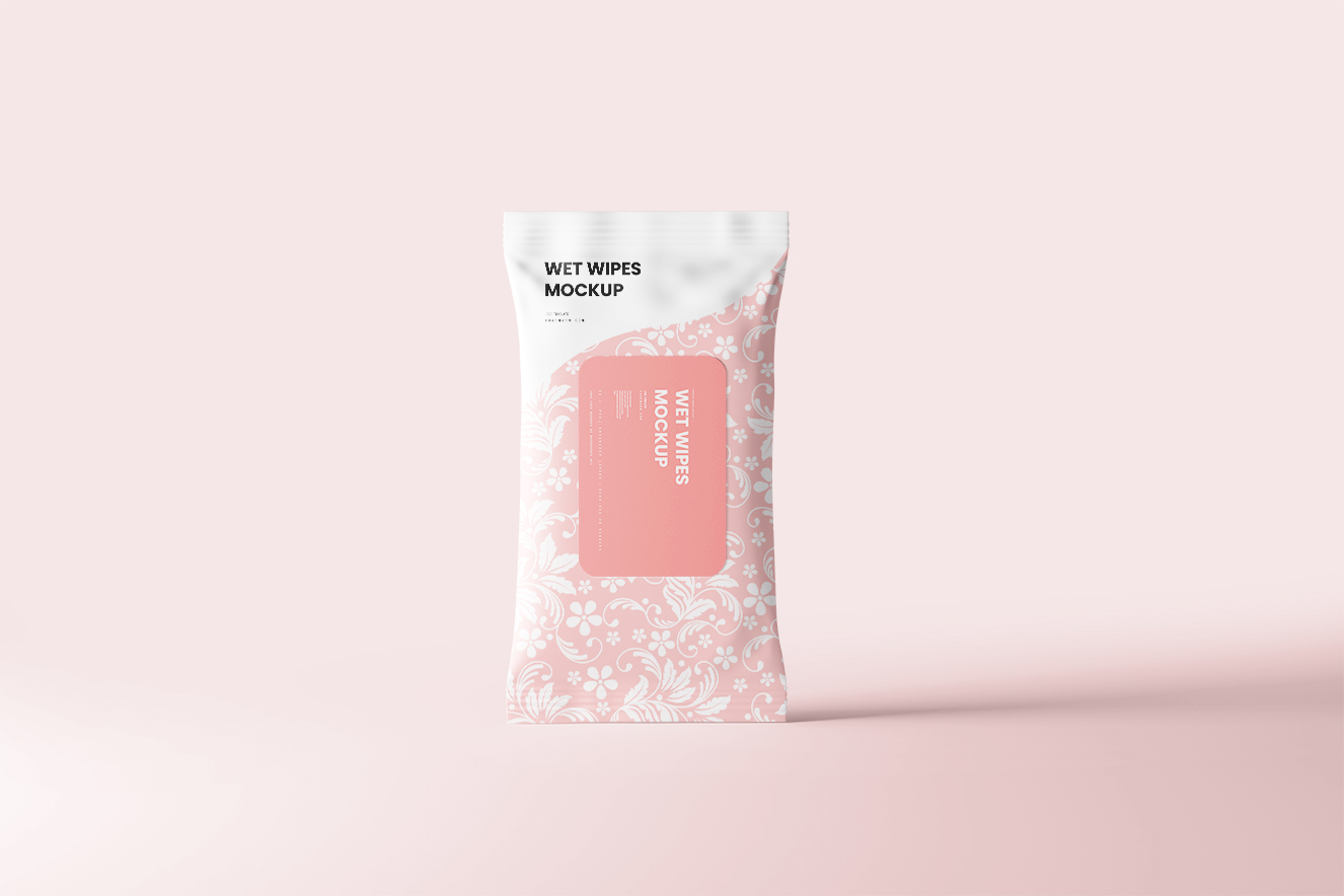 高质感湿纸巾包装样机10组插图9