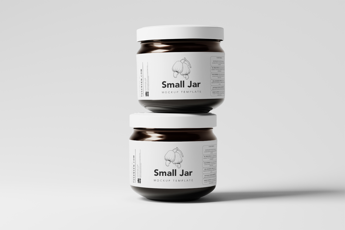 高质感食品玻璃罐样机10组插图9