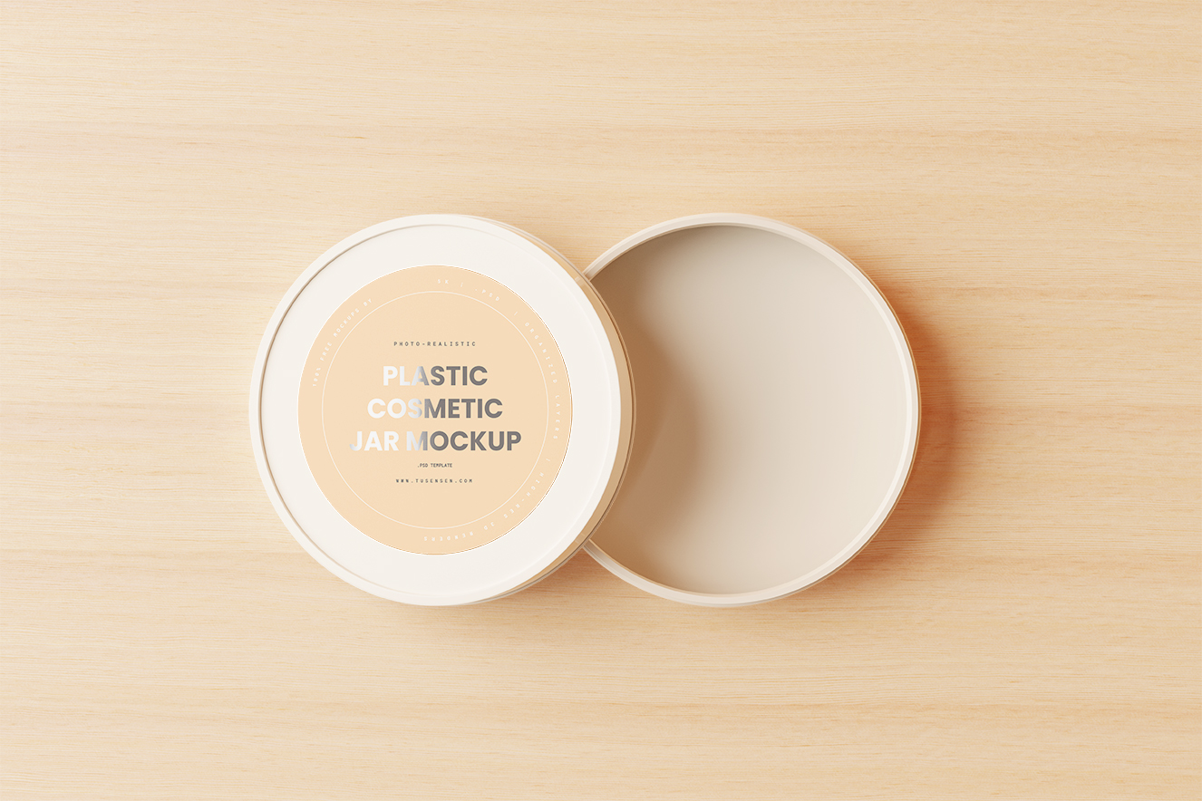 高质感化妆品罐样机10组插图