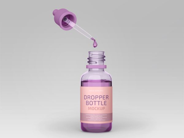 化妆品滴管瓶样机2款