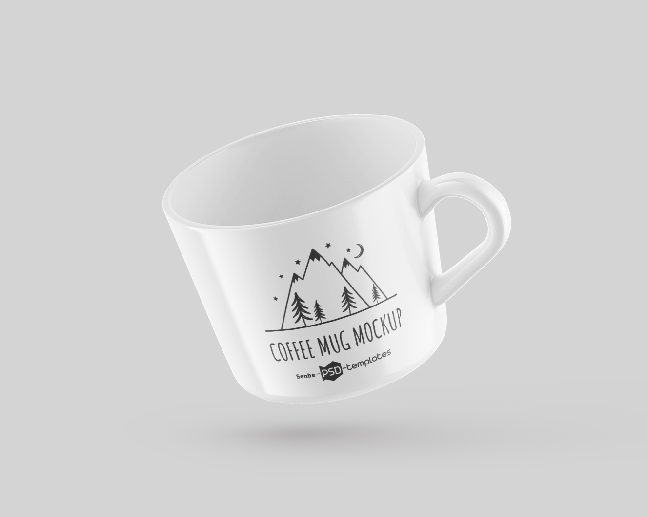 高质感咖啡杯马克杯样机3组插图1