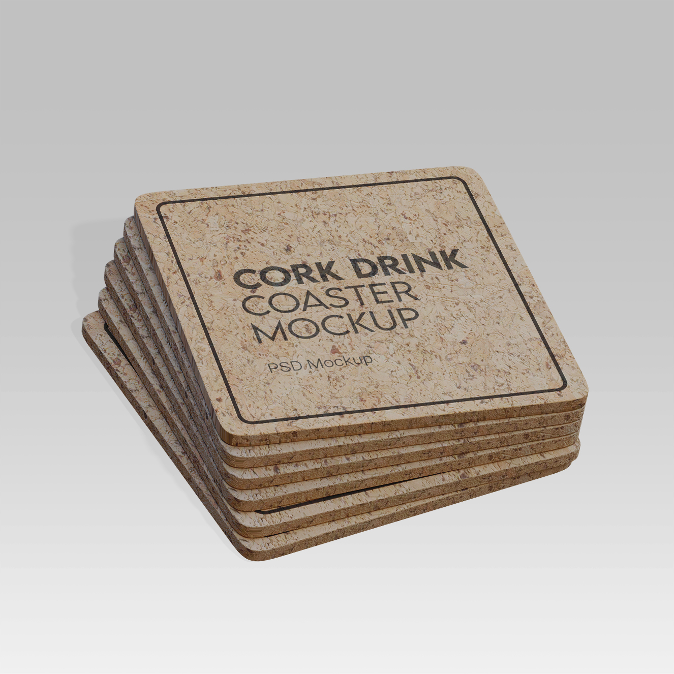 软木饮料杯垫样机3组插图1