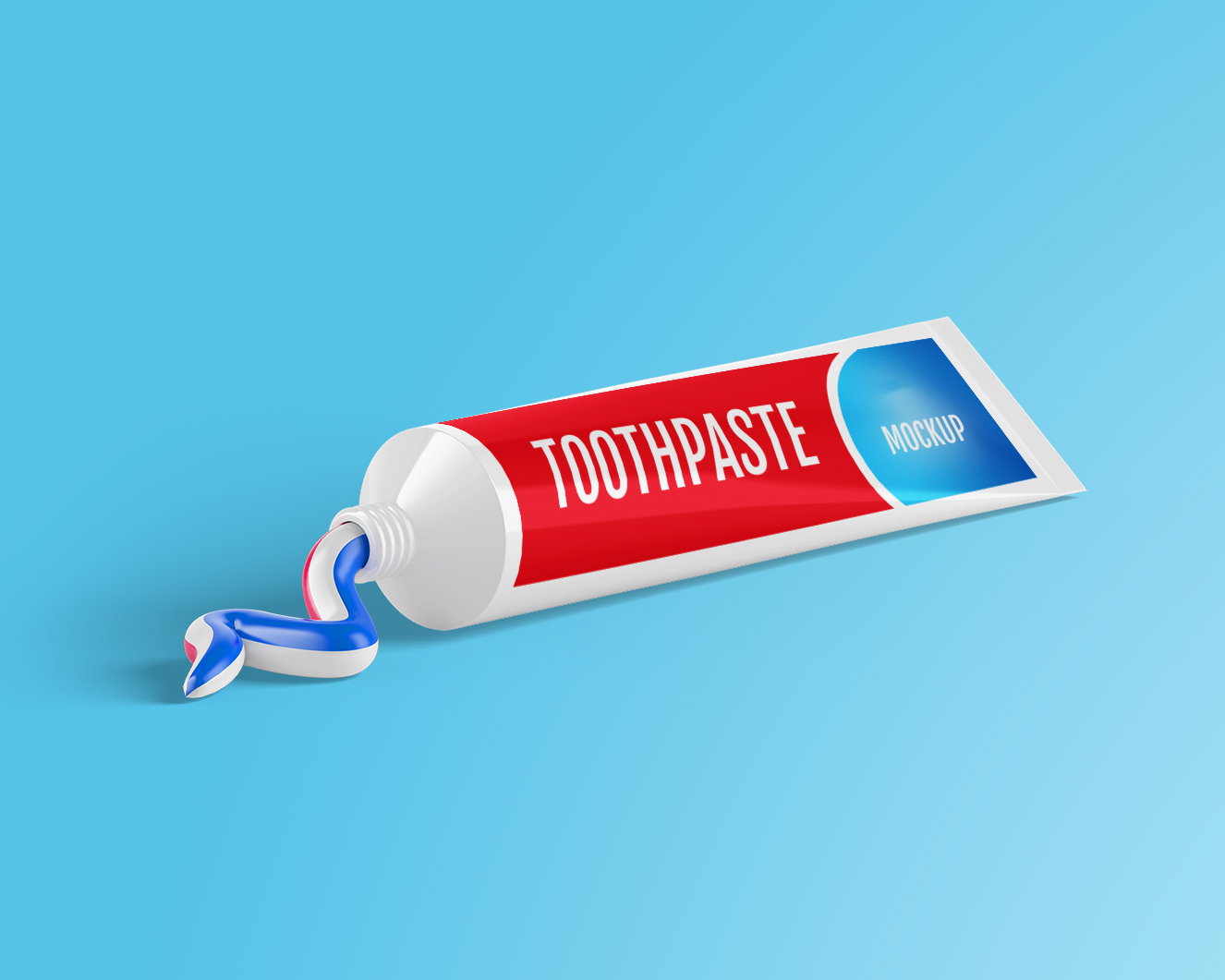 牙膏包装盒样机3组插图1