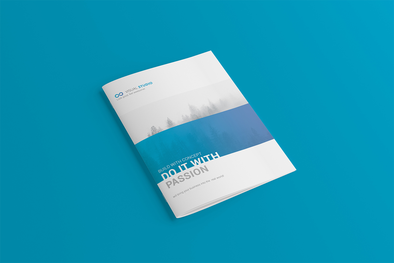 A4杂志画册样机8组插图1